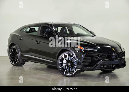 Feb 11, 2019: 2019 Lamborghini URUS MY19 Albert Pena/CSM Stock Photo