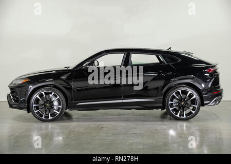 Feb 11, 2019: 2019 Lamborghini URUS MY19 Albert Pena/CSM Stock Photo