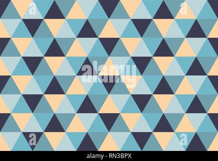 Triangular seamless pattern.Low poly geometric background.Scandinavian color palette. Print design for textile,posters, flyers,T-shirts,wallpapers. Stock Vector