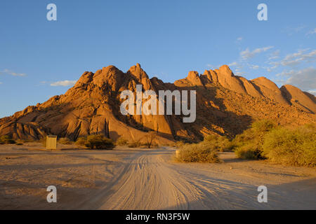 Grosse Spitzkuppe Nature Reserve in Namibia Stock Photo