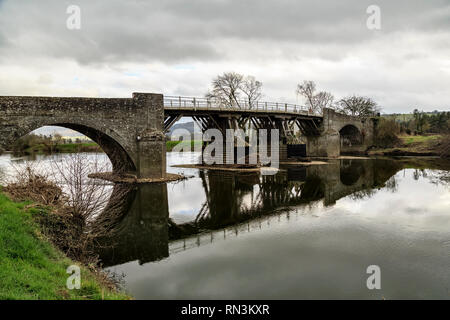 Whitney-on-Wye, Herefordshire, UK. 1st December, 2015. UK Weather Stock ...