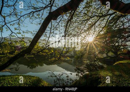 Taiping Heritage Lake Garden Stock Photo