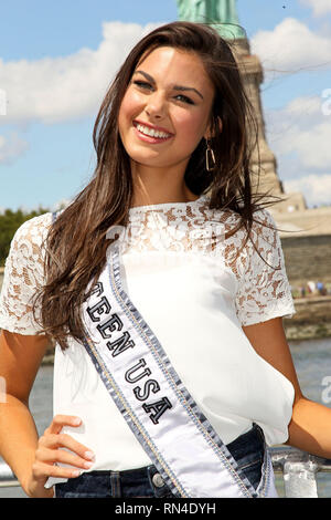 New York, USA. 27 Aug, 2015. Miss Teen USA, Katherine Haik at The Thursday, Aug 27, 2015  Ride of Fame CitySightseeing Cruise Photo Op at Pier 78 in New York, USA. Credit: Steve Mack/S.D. Mack Pictures/Alamy Stock Photo