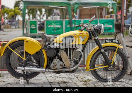 Matchless G3/L 1941 vintage. The G3L is a motorcycle developed for use by the British Army during the Second World War Stock Photo
