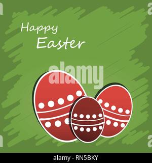 Happy Easter Card Stock Vector