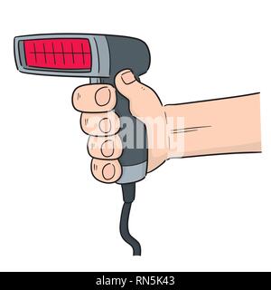 vector of barcode reader Stock Vector