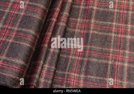 Multicolored wool fabric for shops and Internet sites Stock Photo