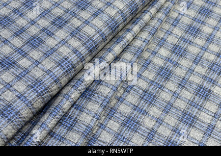 Multicolored wool fabric for shops and Internet sites Stock Photo