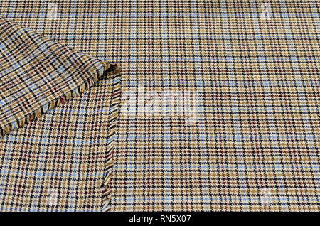 Multicolored wool fabric for shops and Internet sites Stock Photo