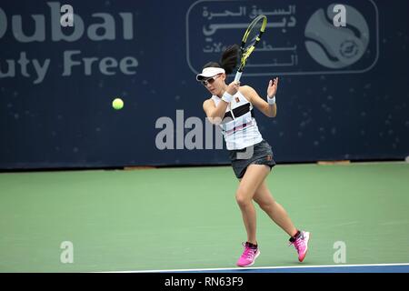 In pics: Dubai Duty Free Tennis WTA Championships - Xinhua