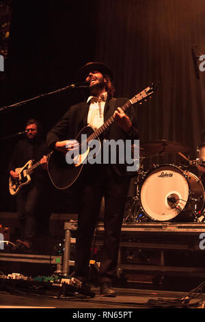 Toronto, Canada. 16th Feb, 2019. Lord Huron perfoms at Scotiabank Arena, Toronto Credit: Bobby Singh/Alamy Live News Stock Photo