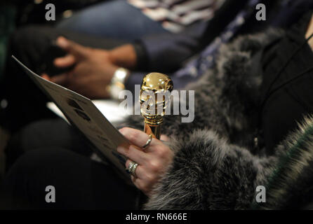 New York,, USA. 16th Feb, 2019. Audience during the 6th Season of Harlem Fashion Week held at the Museum of the City of New York on February 16, 2019 in New York City. Credit: Mpi43/Media Punch/Alamy Live News Stock Photo