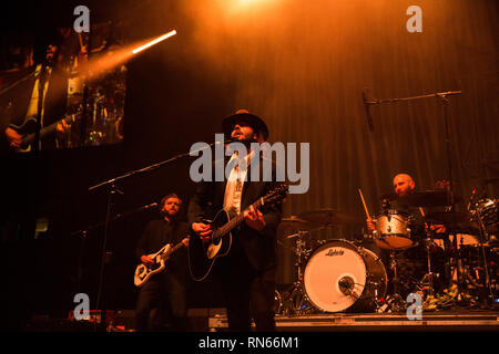 Toronto, Canada. 16th Feb, 2019. Lord Huron perfoms at Scotiabank Arena, Toronto Credit: Bobby Singh/Alamy Live News Stock Photo