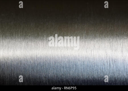 Texture of different aluminum surface, close-up, macro Stock Photo