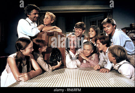 WAITE,LEARNED,WALMSLEY,NORTON-TAYLOR,THOMAS,MCDONOUGH,COTLER,GEER, THE WALTONS, 1980 Stock Photo