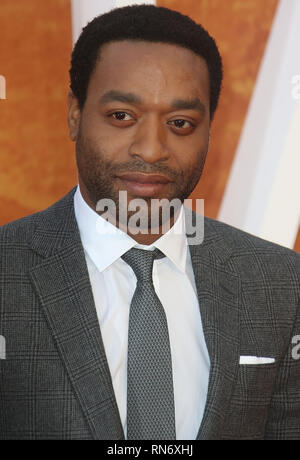 Sep 24, 2015 - London, England, UK - 'The Martian' European Premiere at Odeon, Leicester Square - Red Carpet Arrivals Photo Shows: Chiwetel Ejiofor Stock Photo