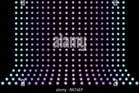 Simple abstract background with halftone dots - vector illustration Stock Vector