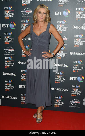 Apr 30, 2015 - London, England, UK - BT Sport Industry Awards 2015 at Battersea Evolution - Red Carpet Arrivals Photo Shows: Stock Photo