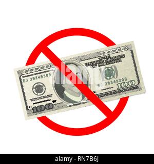 no dollar bill sign