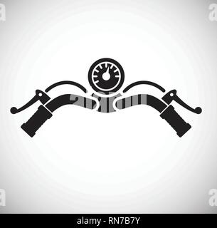Motorcycle bar icon on white background for graphic and web design, Modern simple vector sign. Internet concept. Trendy symbol for website design web button or mobile app. Stock Vector