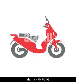 Scooter icon on white background for graphic and web design, Modern simple vector sign. Internet concept. Trendy symbol for website design web button or mobile app. Stock Vector
