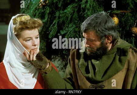 HEPBURN,O'TOOLE, THE LION IN WINTER, 1968 Stock Photo