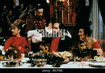 HELEN MIRREN, MICHAEL GAMBON,LIZ SMITH, THE COOK  THE THIEF  HIS WIFE and HER LOVER, 1989 Stock Photo