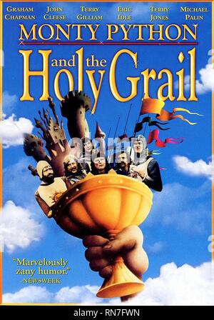 MOVIE POSTER, MONTY PYTHON AND THE HOLY GRAIL, 1975 Stock Photo