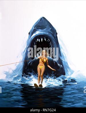 MOVIE ARTWORK, JAWS 2, 1978 Stock Photo