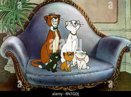 THE ARISTOCATS, THE ARISTOCATS, 1970 Stock Photo