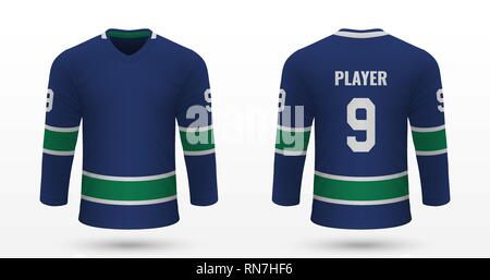 Realistic hockey kit, shirt template for ice hockey jersey. Washington  Capitals Stock Vector Image & Art - Alamy