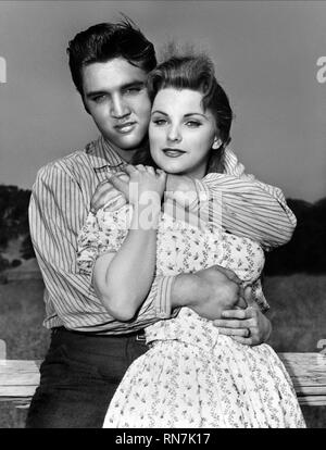 PRESLEY,PAGET, LOVE ME TENDER, 1956 Stock Photo