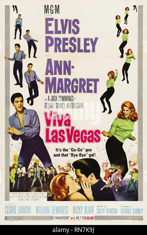 PRESLEY,POSTER, VIVA LAS VEGAS, 1964 Stock Photo