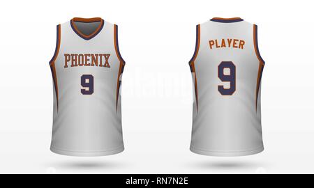 Premium Vector  Basketball jersey template isolated vector apparel