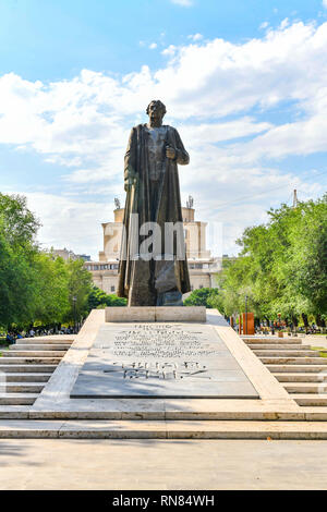 Yerevan, Armenia - July 7, 2018: Monument to Garegin Ter-Harutyunyan, better known as Garegin Nzhdeh (1886-1955) - Armenian statesman and military str Stock Photo