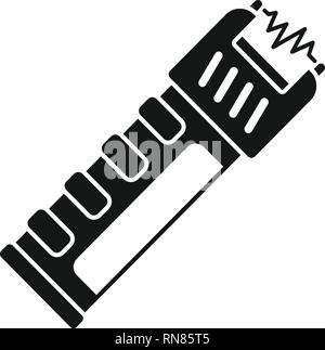 Police electric shocker icon. Simple illustration of police electric shocker vector icon for web design isolated on white background Stock Vector