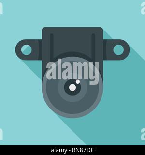 Action small camera icon. Flat illustration of action small camera vector icon for web design Stock Vector