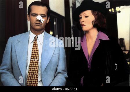 NICHOLSON,DUNAWAY, CHINATOWN, 1974 Stock Photo