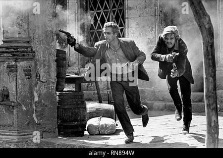 NEWMAN,REDFORD, BUTCH CASSIDY AND THE SUNDANCE KID, 1969 Stock Photo