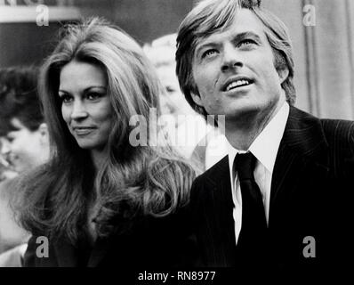 CARLSON,REDFORD, THE CANDIDATE, 1972 Stock Photo