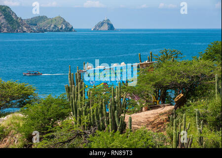 Taganga, Santa Marta, Colombia: fishing village. Stock Photo