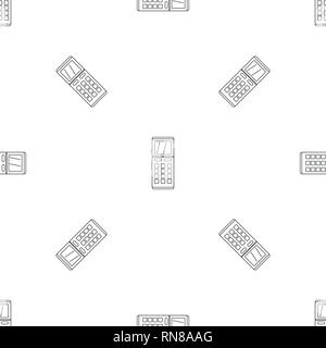 Remote control air conditioner pattern seamless vector repeat geometric for any web design Stock Vector