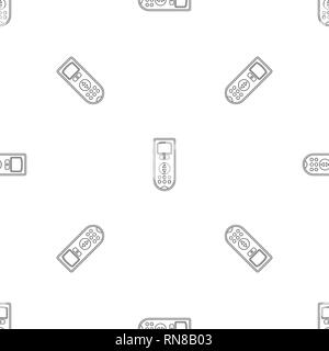 Remote control conditioner pattern seamless vector repeat geometric for any web design Stock Vector