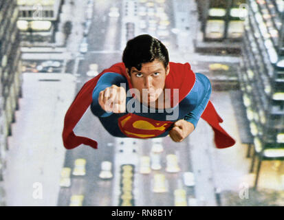 CHRISTOPHER REEVE, SUPERMAN, 1978 Stock Photo