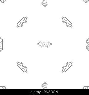 Welding worker glasses pattern seamless vector repeat geometric for any web design Stock Vector