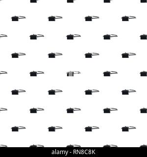 Saucepan pattern seamless vector repeat geometric for any web design Stock Vector