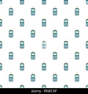 Credit card payment terminal pattern seamless vector repeat for any web design Stock Vector