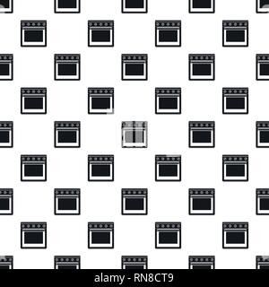 Big gas cooker pattern seamless vector repeat geometric for any web design Stock Vector