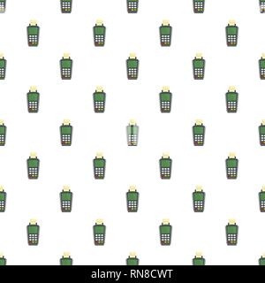 Pay by terminal money pattern seamless vector repeat for any web design Stock Vector
