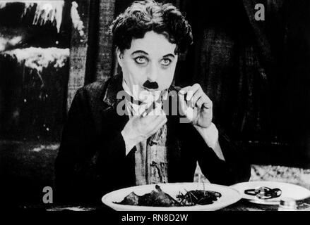 CHARLIE CHAPLIN, THE GOLD RUSH, 1925 Stock Photo